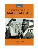 Voices of the American Past, Volume II 5th 2011 Revised  9781111341268 Front Cover