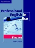 Professional English in Use - Finance  9780521616270 Front Cover