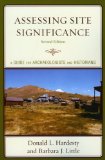 Assessing Site Significance A Guide for Archaeologists and Historians cover art