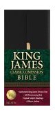 KJV Compact Checkbook Bible, Black Bonded Leather, Red Letter King James Version, Holy Bible 2003 9780718003272 Front Cover