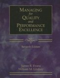 Managing for Quality and Performance Excellence 7th 2007 9780324382273 Front Cover