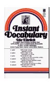 Instant Vocabulary 1988 9780671677275 Front Cover