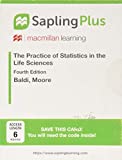 SaplingPlus for the Practice of Statistics in the Life Sciences (Single Term Access) 4th 9781319213275 Front Cover