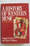 History of Western Music 4th 9780393956276 Front Cover