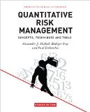 Quantitative Risk Management - Concepts, Techniques and Tools
