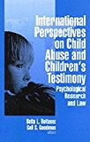 International Perspectives on Child Abuse and Childrenâ€²s Testimony Psychological Research and Law 1996 9780803956278 Front Cover
