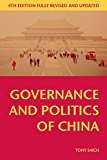 Governance and Politics of China 4th 9781137445278 Front Cover