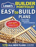 Lowe's Builder Portfolio Easy-to-Build Plans 2012 9781580115278 Front Cover