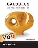 Calculus An Applied Approach 9th 2012 9781133109280 Front Cover