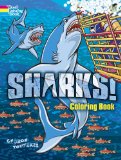 Sharks! Coloring Book  9780486490281 Front Cover