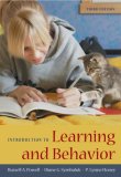 Introduction to Learning and Behavior 3rd 2008 9780495595281 Front Cover