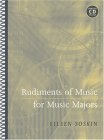 Rudiments of Music for Music Majors (with CD-ROM)  cover art