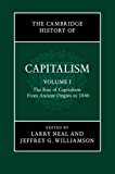 Cambridge History of Capitalism: Volume 1, the Rise of Capitalism: from Ancient Origins To 1848  9781107583283 Front Cover