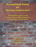 Occupational Safety for Masonry Contractors 2007 9781430319283 Front Cover