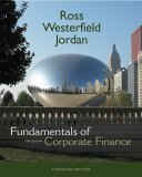 Fundamentals of Corporate Finance Standard Edition + S&amp;P Card + Student CD 7th 2005 Revised  9780073134284 Front Cover
