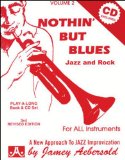 Jamey Aebersold Jazz -- Nothin' but Blues Jazz and Rock, Vol 2 A New Approach to Jazz Improvisation, Book and CD cover art
