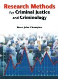 Research Methods for Criminal Justice and Criminology 3rd 9780131189287 Front Cover