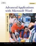 Advanced Applications with Microsoft Word 2nd 2005 Revised  9780538728287 Front Cover