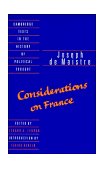Maistre Considerations on France