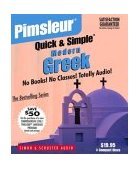 Modern Greek : Learn to Speak and Understand Greek with Pimsleur Language Programs 2001 9780684874289 Front Cover