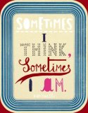 Sometimes I Think, Sometimes I Am  9781854377289 Front Cover
