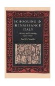 Schooling in Renaissance Italy Literacy and Learning, 1300-1600 cover art