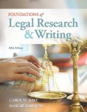 Foundations of Legal Research and Writing  cover art