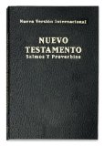 NVI Spanish Shirt Pocket New Testament Psalms/Proverbs  Black 2015 9781563206290 Front Cover