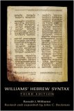 Williams&#39; Hebrew Syntax, Third Edition 