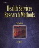 Health Services Research Methods  cover art