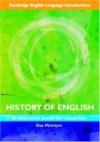 History of English A Resource Book for Students cover art