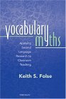 Vocabulary Myths Applying Second Language Research to Classroom Teaching cover art