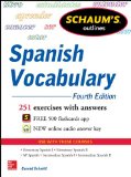 Schaum's Outline of Spanish Vocabulary, 4th Edition  cover art