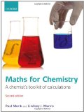 Maths for Chemistry A Chemist's Toolkit of Calculations 2nd 2021 9780199541294 Front Cover
