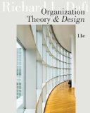 Organization Theory and Design 11th 2012 9781111221294 Front Cover