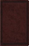 ESV Large Print Value Thinline Bible (TruTone, Mahogany, Border Design)  9781433550294 Front Cover