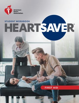 Heartsaver First Aid Student Workbook  9781616698294 Front Cover