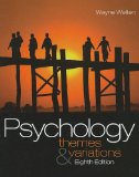 Psychology Themes and Variations - Text Only 8th 2008 9781439001295 Front Cover