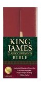 KJV Compact Checkbook Bible, Burgundy Bonded Leather, Red Letter King James Version, Holy Bible 2003 9780718003296 Front Cover