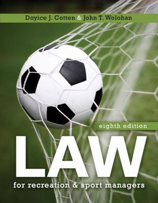    LAW FOR RECREATION+SPORT MGR.-W/ACC  9781792444296 Front Cover