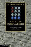 Cambridge Companion to Textual Scholarship  cover art