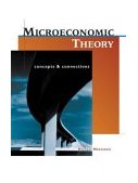 Microeconomic Theory Concepts and Connections 2004 9780324260298 Front Cover