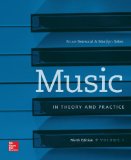 Music in Theory and Practice Vol I with Workbook  cover art