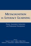 Metacognition in Literacy Learning Theory, Assessment, Instruction, and Professional Development  9780805852301 Front Cover