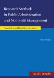Research Methods in Public Administration and Nonprofit Management Quantitative and Qualitative Approaches cover art