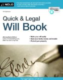 Quick and Legal Will Book 7th 2014 9781413320305 Front Cover