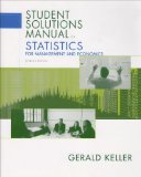 Statistics for Management and Economics 7th 2004 9780534491307 Front Cover