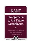 Kant Prolegomena to Any Future Metaphysics cover art
