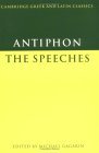Antiphon The Speeches  9780521389310 Front Cover