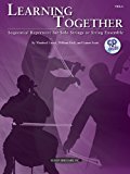 Learning Together Sequential Repertoire for Solo Strings or String Ensemble (Viola), Book and CD cover art
